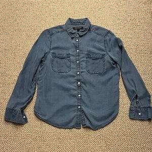 Banana Republic Blue Button-Down Shirt